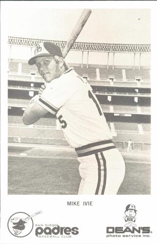 1976 Dean's Photo Service San Diego Padres #NNO Mike Ivie Front