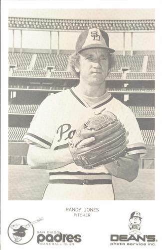 1976 Dean's Photo Service San Diego Padres #NNO Randy Jones Front