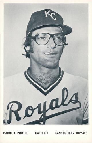 1977 Kansas City Royals Photocards #NNO Darrell Porter Front