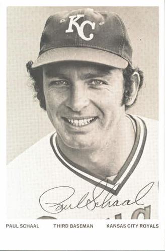 1973 Kansas City Royals Photocards #NNO Paul Schaal Front
