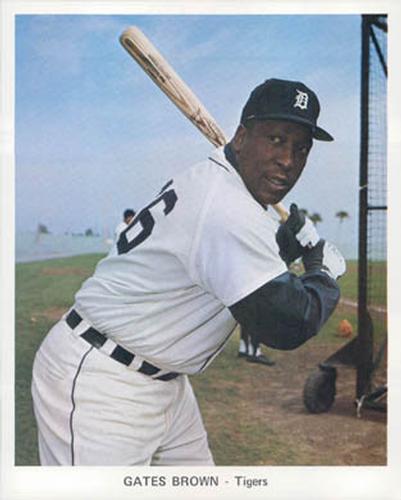 1973 Detroit Tigers Picture Pack B #NNO Gates Brown Front