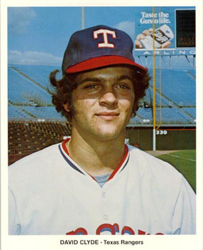 1974 Texas Rangers Picture Pack #NNO David Clyde Front