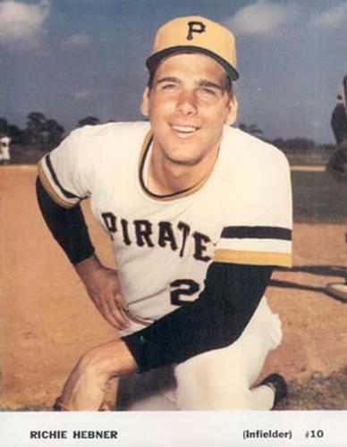 1971 Pittsburgh Pirates Series X Full Color Prints #NNO Richie Hebner Front
