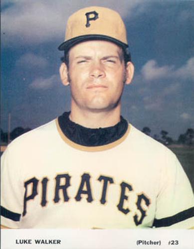 1971 Pittsburgh Pirates Series X Full Color Prints #NNO Luke Walker Front