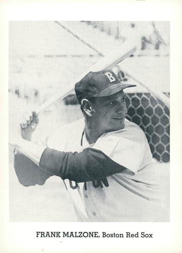 1965 Jay Publishing Boston Red Sox #NNO Frank Malzone Front