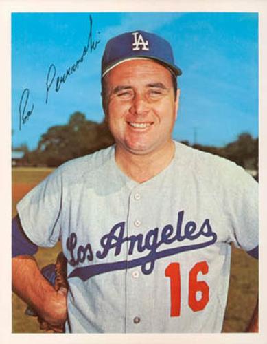 1967 Dexter Press Los Angeles Dodgers #10 Ron Perranoski Front