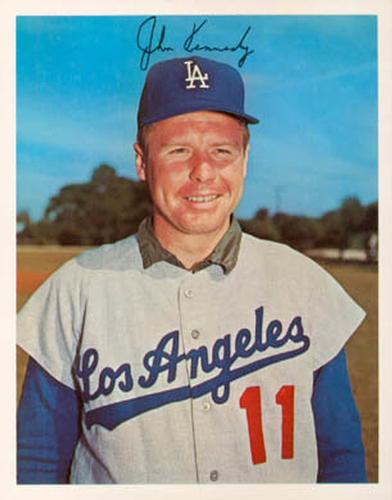 1967 Dexter Press Los Angeles Dodgers #6 John Kennedy Front