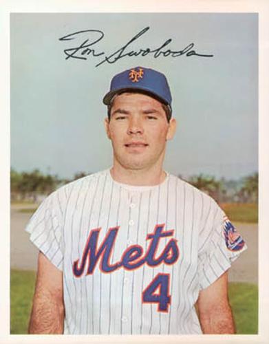 1967 Dexter Press New York Mets #12 Ron Swoboda Front