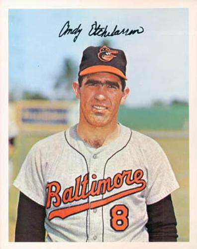 1967 Dexter Press Baltimore Orioles #DT-22212C Andy Etchebarren Front