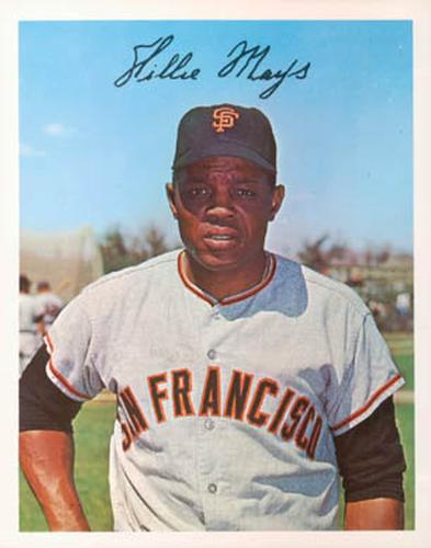 1967 Dexter Press San Francisco Giants #8 Willie Mays Front
