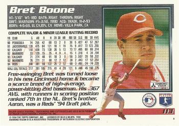 1995 Topps #113 Bret Boone Back