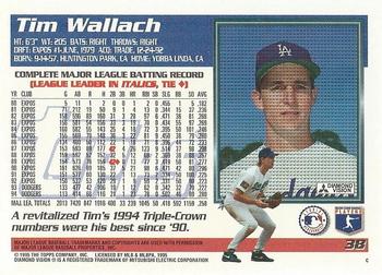 1995 Topps #38 Tim Wallach Back