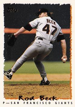 1995 Topps #417 Rod Beck Front