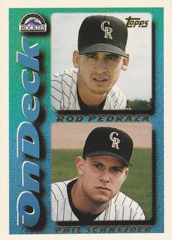 1995 Topps #648 Rod Pedraza / Phil Schneider Front