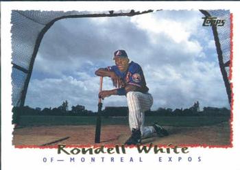 1995 Topps #196 Rondell White Front