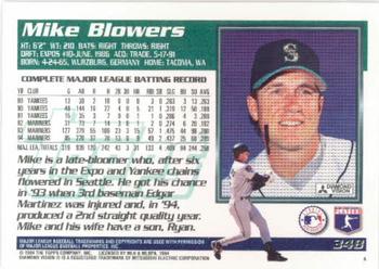 1995 Topps #348 Mike Blowers Back
