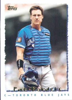 1995 Topps #424 Pat Borders Front