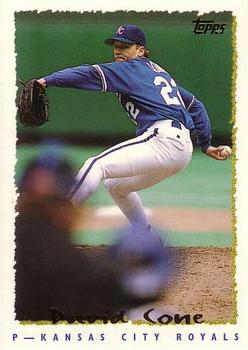 1995 Topps #5 David Cone Front