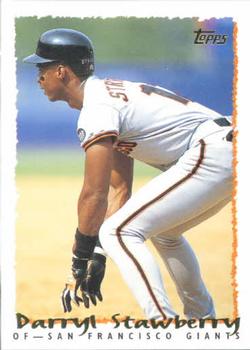 1995 Topps #629 Darryl Strawberry Front