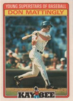 1986 Topps Kay-Bee Young Superstars of Baseball #19 Don Mattingly Front
