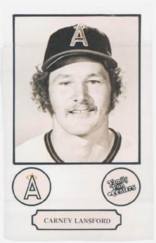 1978 Family Fun Centers California Angels #22 Carney Lansford Front