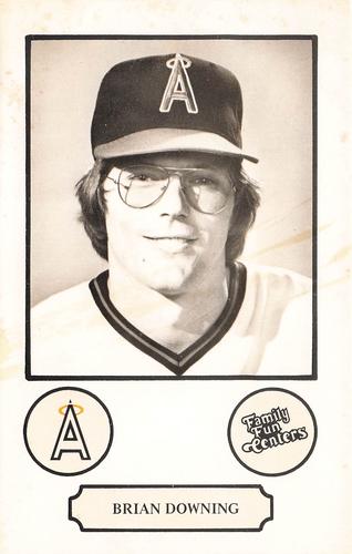 1978 Family Fun Centers California Angels #8 Brian Downing Front