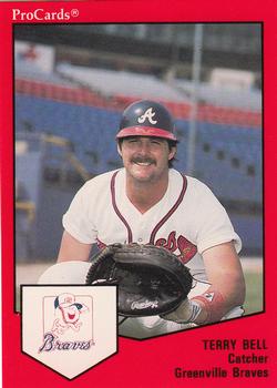 1989 ProCards Minor League Team Sets #1162 Terry Bell Front