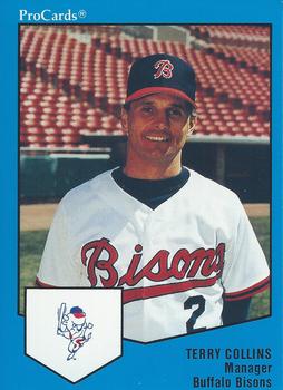 1989 ProCards Minor League Team Sets #1668 Terry Collins Front