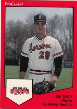 1989 ProCards Minor League Team Sets #309 Jim Tracy Front
