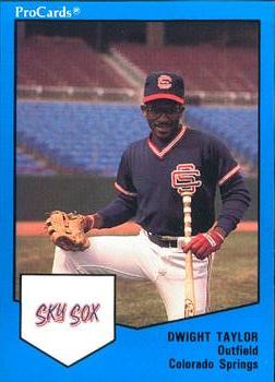1989 ProCards Minor League Team Sets #234 Dwight Taylor Front