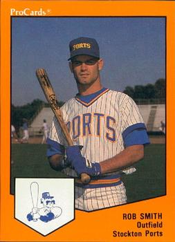 1989 ProCards Minor League Team Sets #394 Rob Smith Front