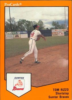 1989 ProCards Minor League Team Sets #1087 Tom Rizzo Front