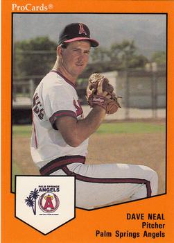 1989 ProCards Minor League Team Sets #474 Dave Neal Front