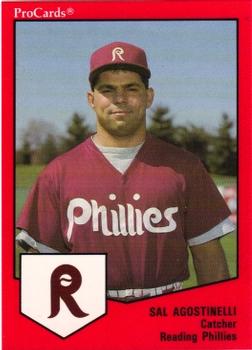 1989 ProCards Minor League Team Sets #654 Sal Agostinelli Front