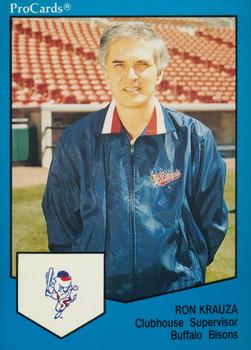 1989 ProCards Minor League Team Sets #NNO Ron Krauza Front