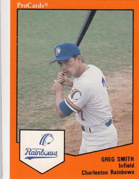 1989 ProCards Minor League Team Sets #979 Greg Smith Front