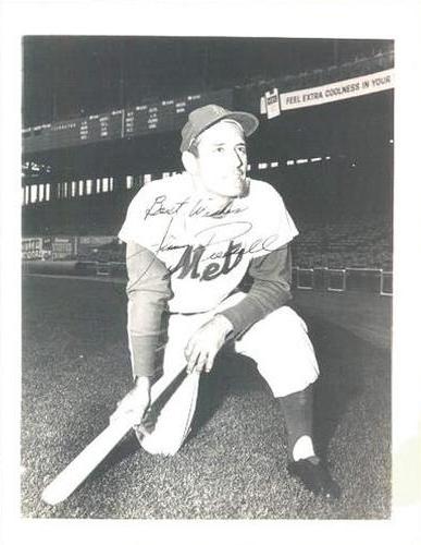 1963 New York Mets 4x5 Photos #NNO Jim Piersall Front