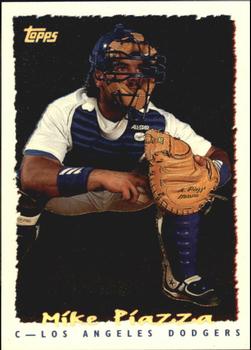 1995 Topps - CyberStats (Spectralight) #261 Mike Piazza Front