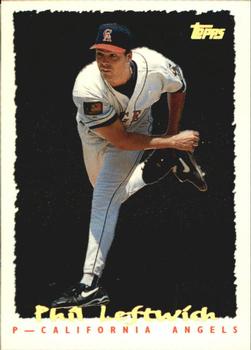 1995 Topps - CyberStats (Spectralight) #387 Phil Leftwich Front