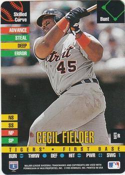 1995 Donruss Top of the Order #NNO Cecil Fielder Front