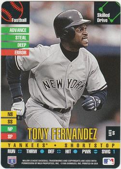 1995 Donruss Top of the Order #NNO Tony Fernandez Front