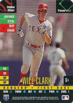 1995 Donruss Top of the Order #NNO Will Clark Front