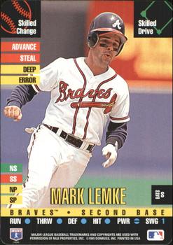 1995 Donruss Top of the Order #NNO Mark Lemke Front