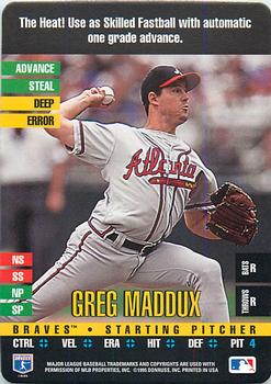 1995 Donruss Top of the Order #NNO Greg Maddux Front