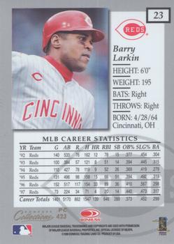 1998 Donruss Collections Elite - Prized Collections #PC 423 Barry Larkin Back