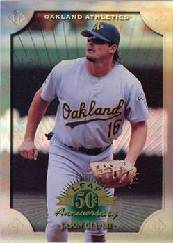 1998 Donruss Collections Leaf - Prized Collections #PC 204 Jason Giambi Front