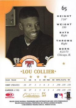 1998 Donruss Collections Leaf - Prized Collections #PC 264 Lou Collier Back