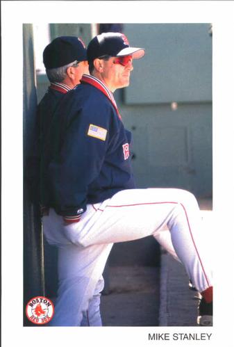 2002 Boston Red Sox #25 Mike Stanley Front