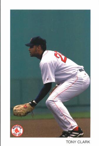2002 Boston Red Sox #3 Tony Clark Front