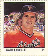 1983 Fleer Stamps #NNO Gary Lavelle Front